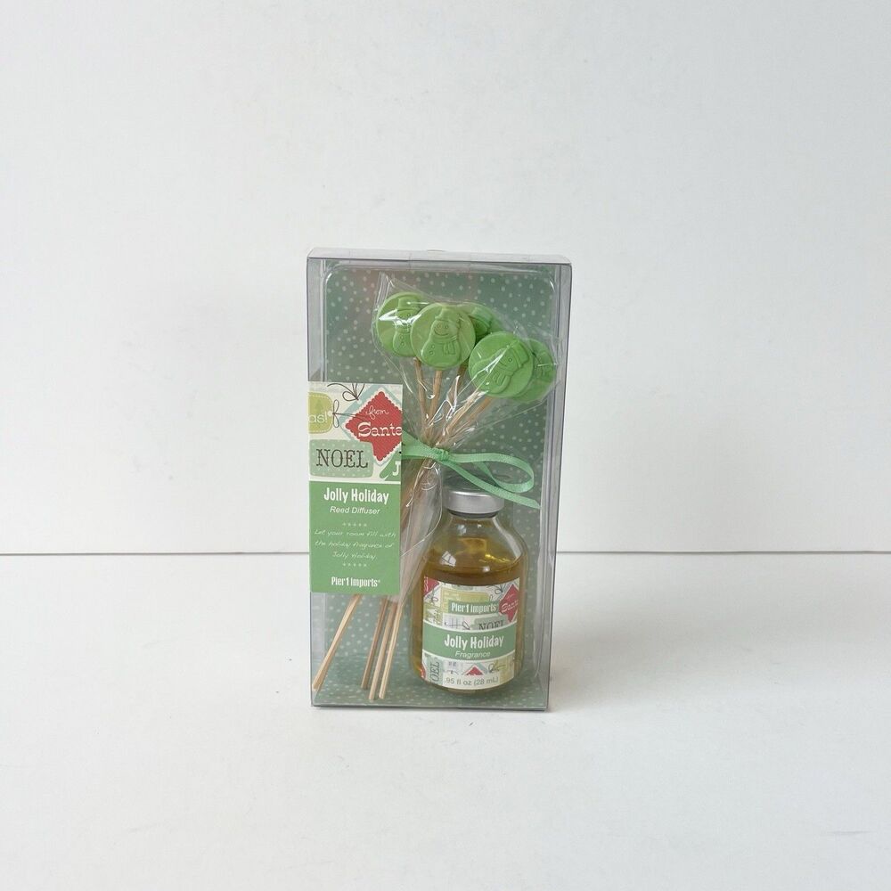 Pier 1 Imports Reed Diffuser Jolly Holiday Christmas Fragrance, 0.95 fl oz New